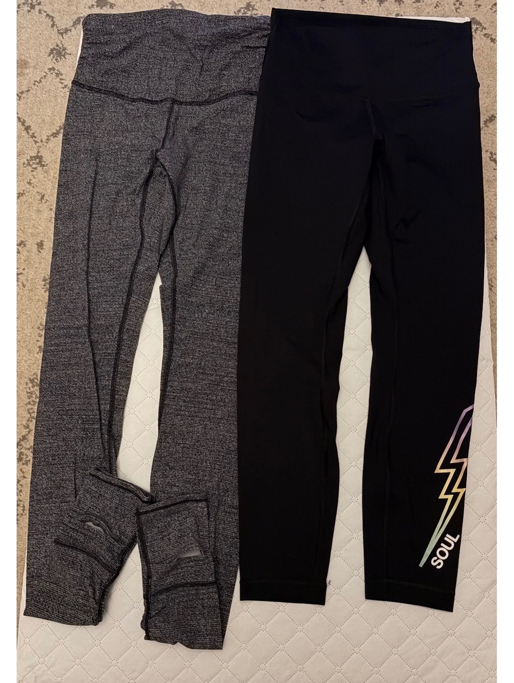 Lululemon Size 6 Leggings Bundle – Still Mind Tight + SoulCycle